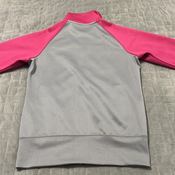 Nike Track Jacket, Retro, Pink, Gray, Pockets, Size S - Picture 3 of 7